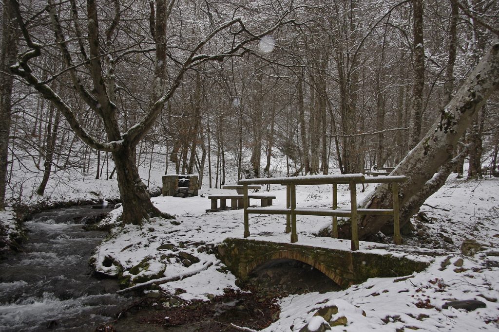 "El Rajao" cubierto por la nieve