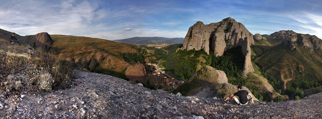 Panorámica de Tobía desde la peña San Esteban