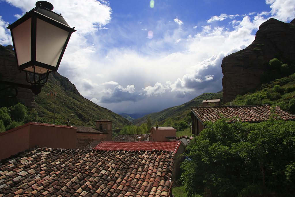 Vista hacia el valle del río Tobía