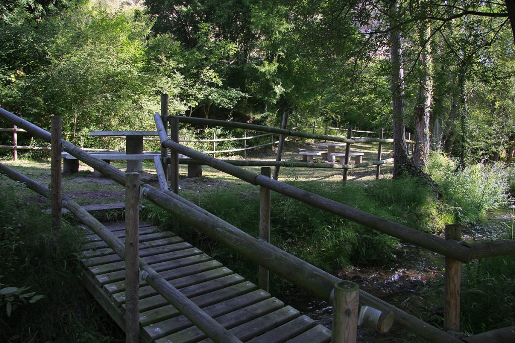 Área recreativa en Tobía