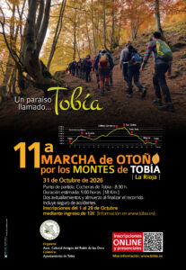 11ª Marcha de Otoño por los Montes de Tobía, 31-10-2026
